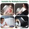 LED Desk Lamp Eye-Caring Clamp Light Clamp Lamps Reading Lights with USB Port, 360°Flexible Gooseneck Bed Night Light (Include AC Power Plug)